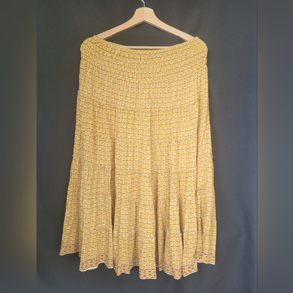 2 For $30 Max Studio Yellow Festival Skirt